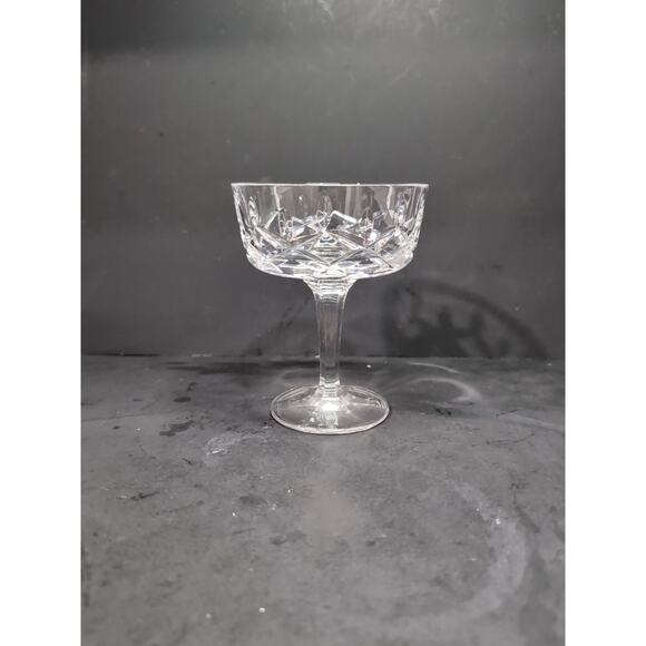 Gorham King Edward Tall Sherbet Champagne Crystal Glass or Vase, Vintage, 5" - Picture 2 of 9